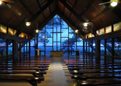 Chapel at sunset