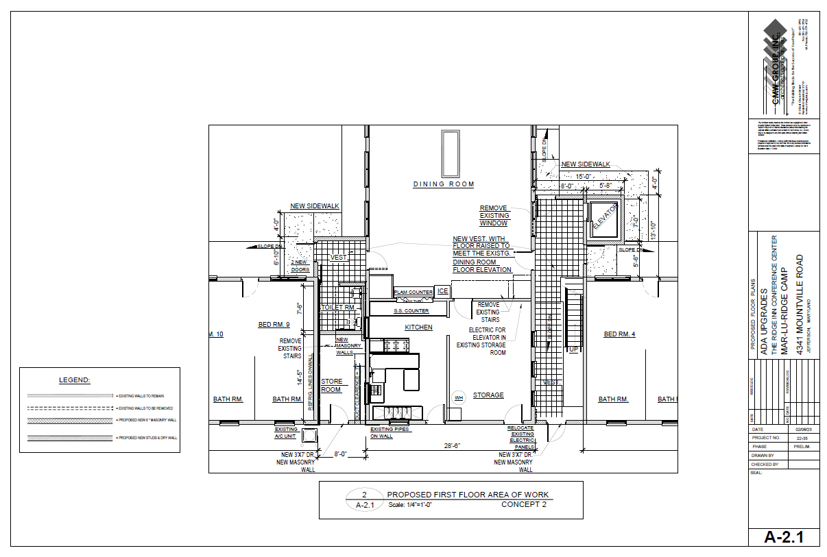 Diagram 2.1 First Floor Diagram