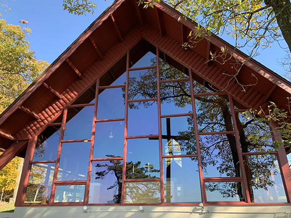 Mar-Lu-Ridge chapel in the autumn
